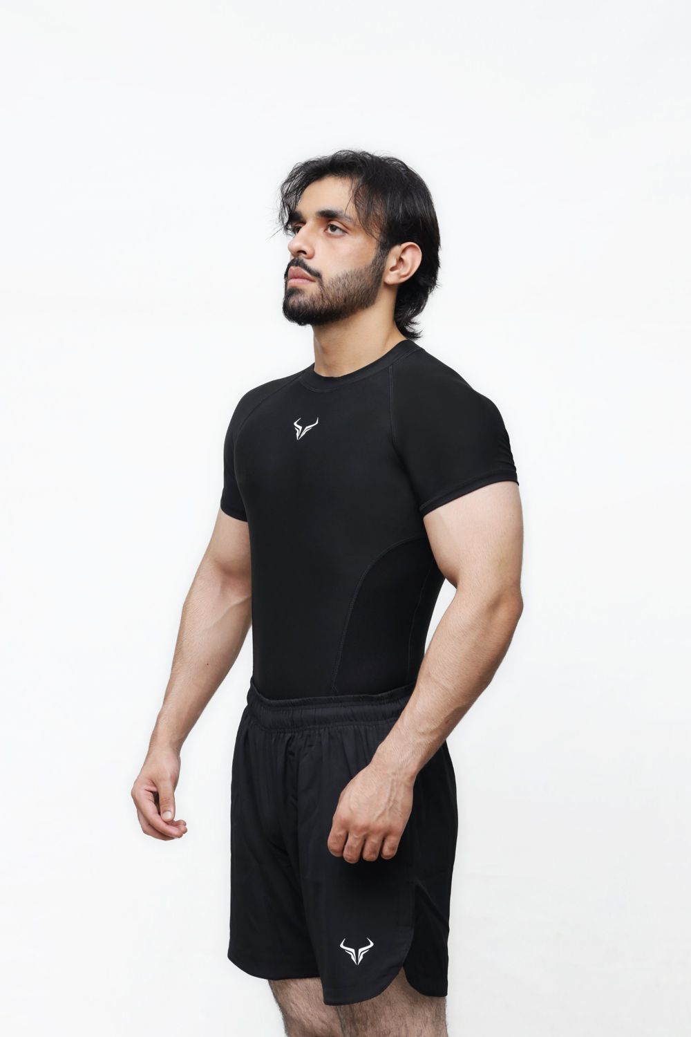 Core Compression Tee — Jet Black